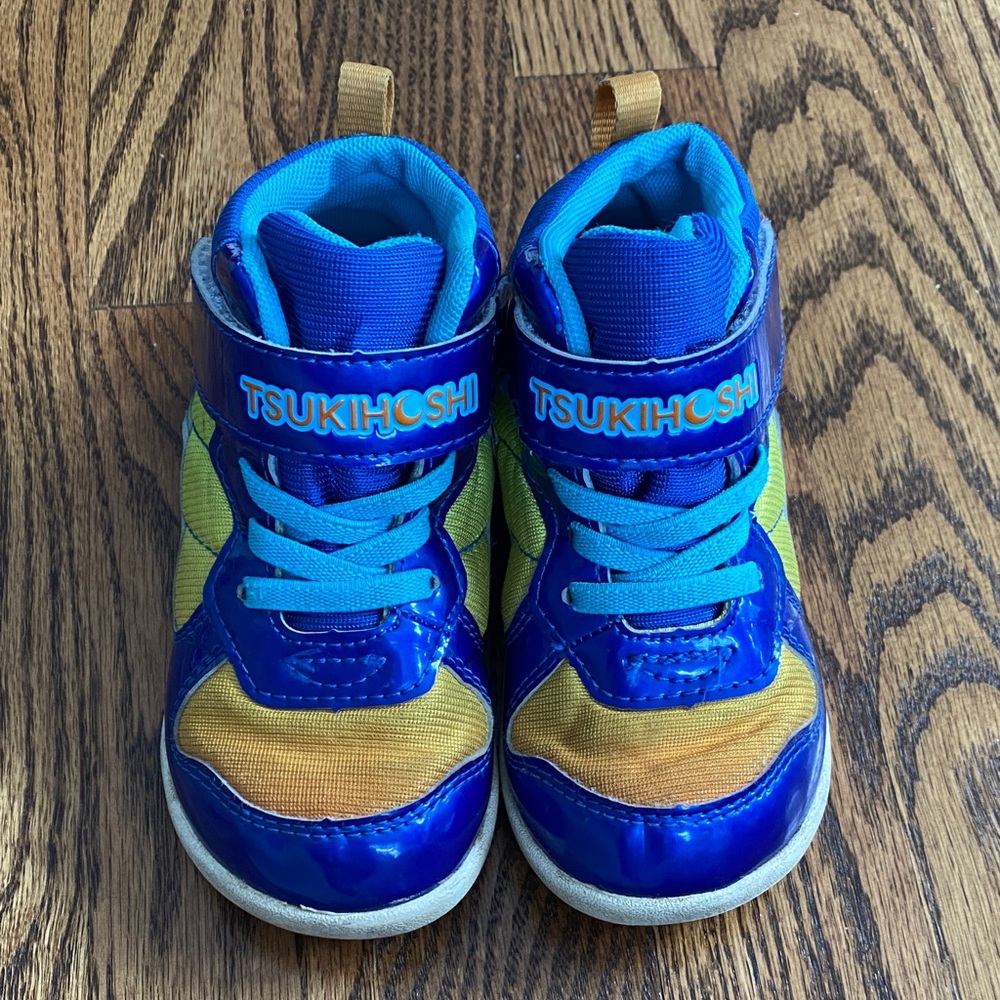 Tsukihoshi Child Jam-Mid Sneaker Royal/blue, size 7.5. Excellent condition.